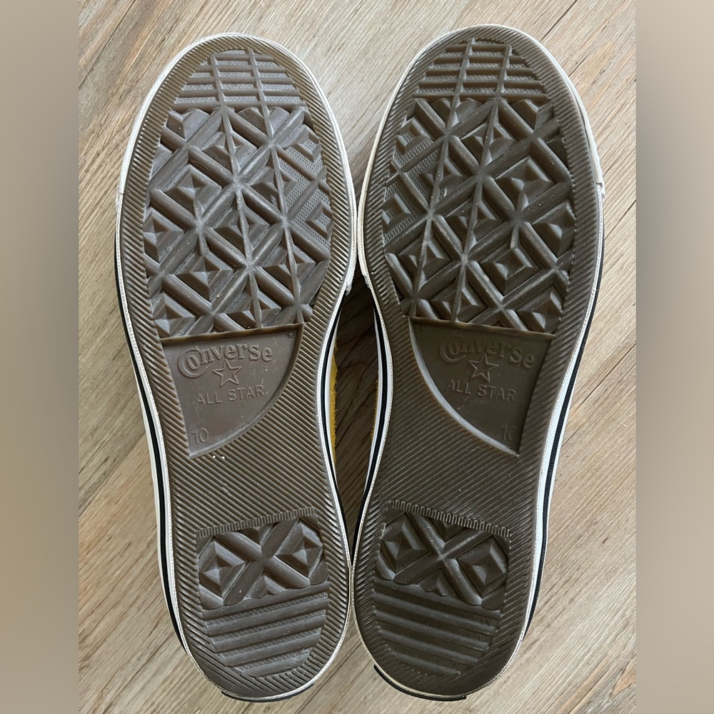 Converse Yellow Suede Sneakers - Picture 12 of 13